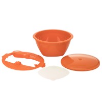 Borner Multimaker - full-color: Bowl with keep-fresh lid, sieve and Multiplate